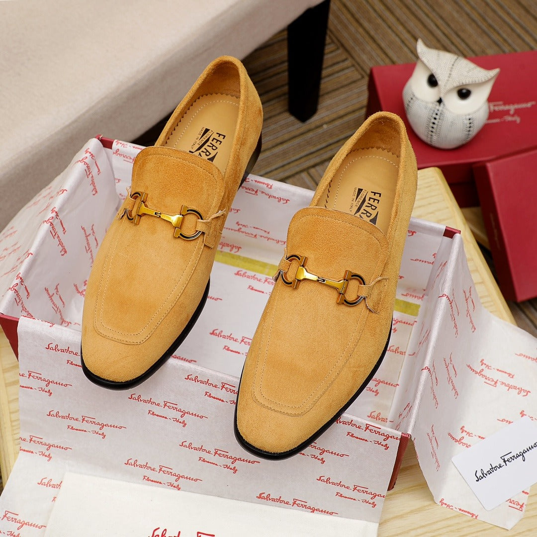 Обувки Ferragamo бежови