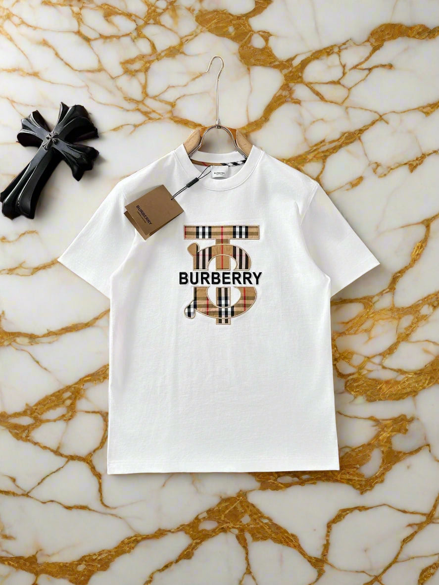 Бяла тениска Burberry