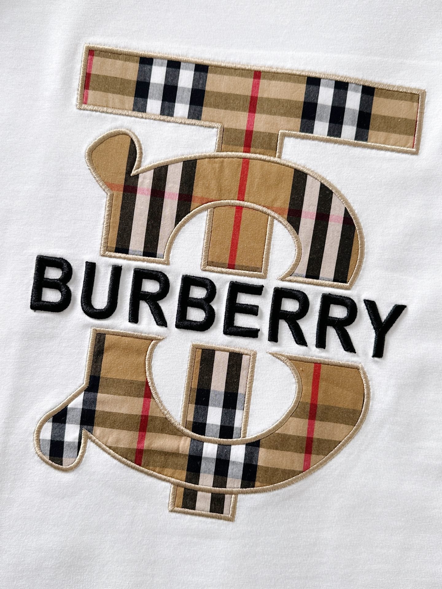 Бяла тениска Burberry