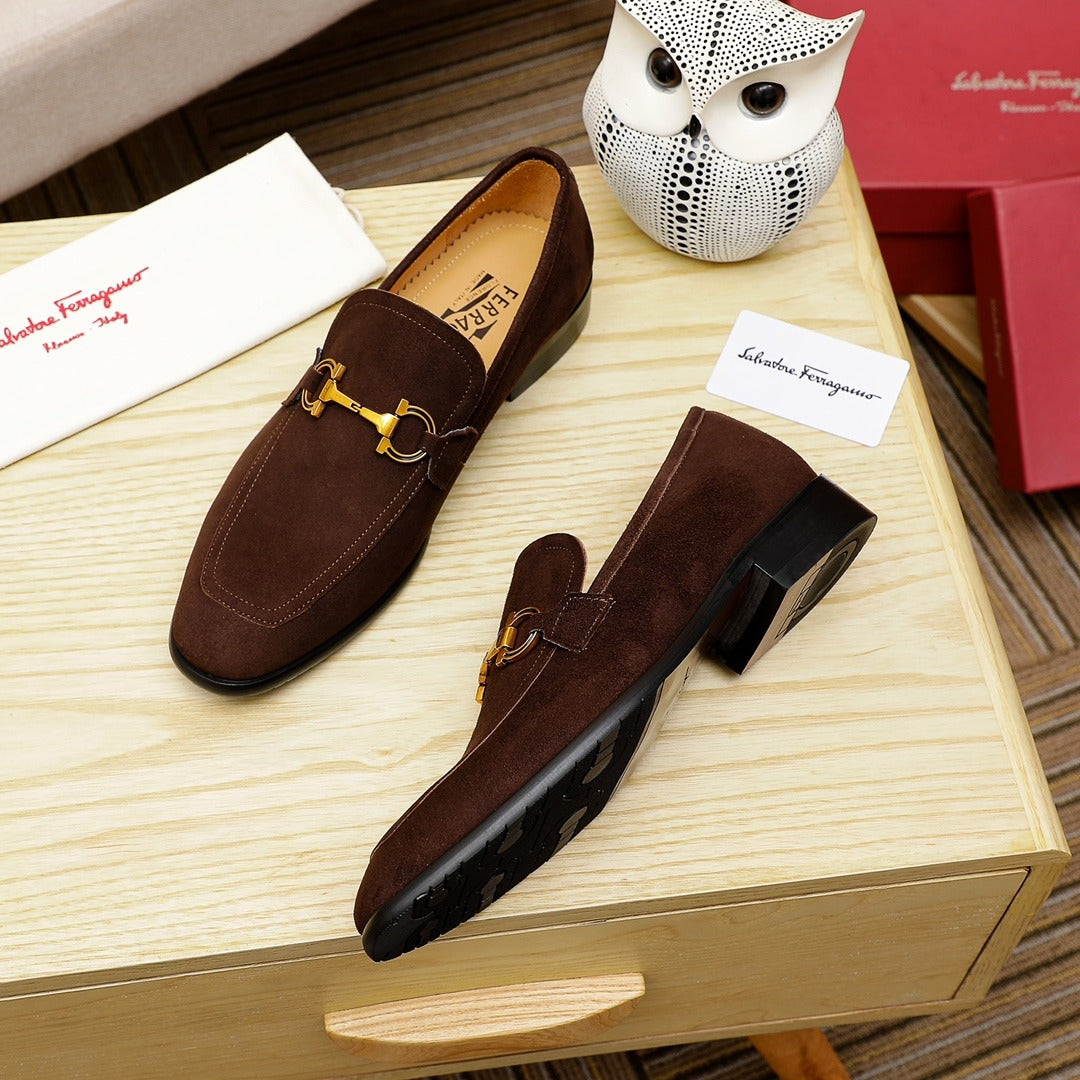 Обувки Ferragamo кафяви