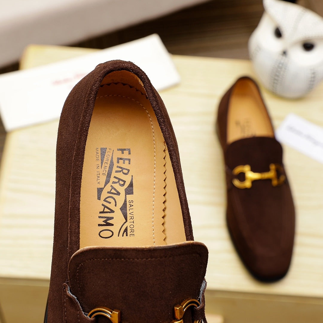 Обувки Ferragamo кафяви