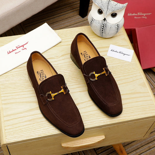 Обувки Ferragamo кафяви