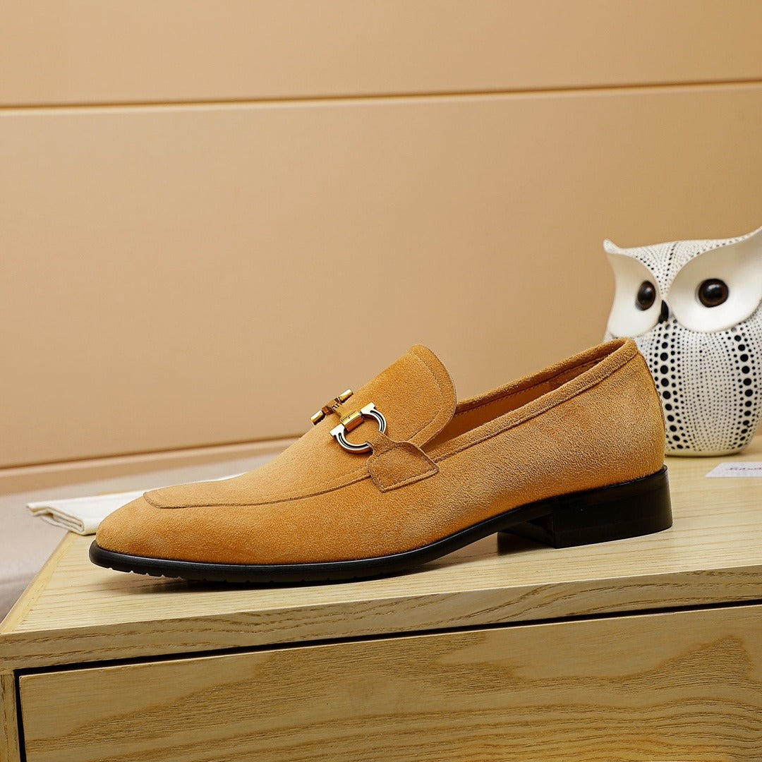 Обувки Ferragamo бежови